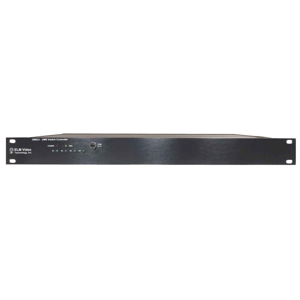 DMX Multi Switch Wall Panel Controller 1U ELM Video Technology